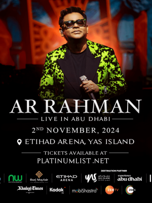 Shop Online AR Rahman Live In Concert 2024 at Etihad Arena, Abu Dhabi – Desi Events Dubai Masala