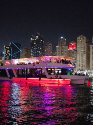 Shop Online Dubai Marina Sunset Cruise with International Buffet – Boat Tours and Cruises Dubai Masala