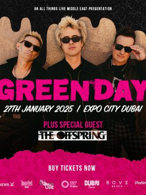 Shop Online Green Day 2025 Live in Expo City Dubai – Concerts Dubai Masala