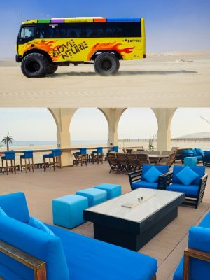 Shop Online Monster Bus Tour in the Desert with Day Pass at Al Majles Resort – Sightseeing and Tours Dubai Masala