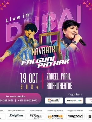 Shop Online Navratri Utsav with Falguni Pathak – Desi Events Dubai Masala