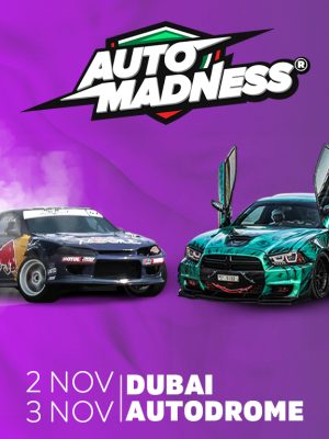 Shop Online AutoMadness in Dubai Autodrome – Automotive Dubai Masala