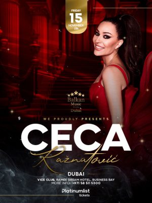 Shop Online Ceca Raznatovic Live in Dubai – Nightlife Dubai Masala