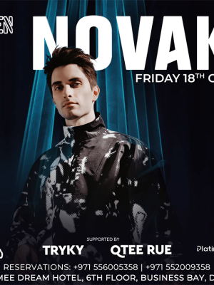 Shop Online Eden Presents Novak DJ Performing Live in Dubai – Nightlife Dubai Masala