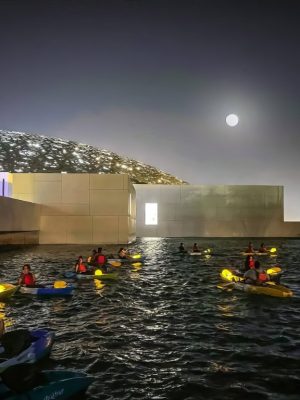 Shop Online Full moon kayak tour at louvre Abu Dhabi – Water Sports Dubai Masala