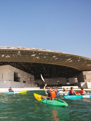 Shop Online Guided Kayak Tour at Louvre Abu Dhabi – Water Sports Dubai Masala