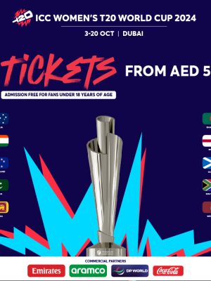 Shop Online ICC WOMEN’S T20 WORLD CUP 2024 – Dubai International Stadium – Sports Events Dubai Masala