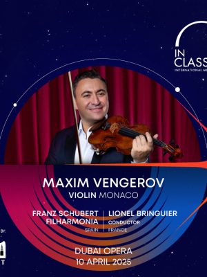 Shop Online InClassica International Music Festival Presents Maxim Vengerov – Violin Virtuoso at Dubai Opera – Classical Events Dubai Masala