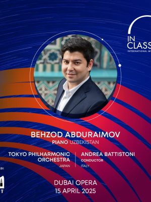 Shop Online InClassica International Music Festival Presents Uzbekistan’s Finest: Behzod Abduraimov with Tokyo Philharmonic at Dubai Opera – Classical Events Dubai Masala