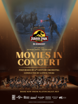 Shop Online Jurassic Park In Concert at Etihad Arena, Abu Dhabi – Shows and Theatrical Plays Dubai Masala