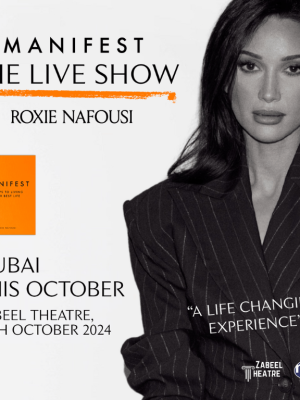 Shop Online MANIFEST: Live with Roxie Nafousi at Zabeel Theatre, Dubai – Seminar Dubai Masala