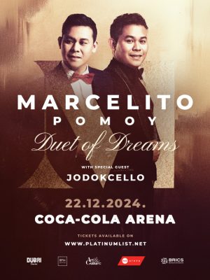 Shop Online Marcelito Pomoy Live at Coca-Cola Arena, Dubai – Concerts Dubai Masala