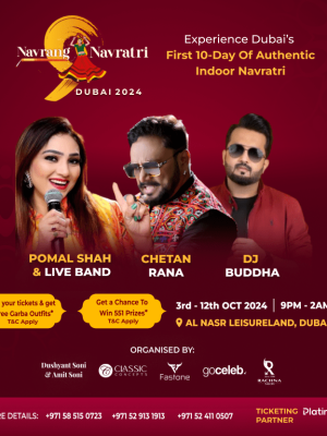 Shop Online Navrang Navratri – Dubai’s 1st Indoor Navratri – Desi Events Dubai Masala