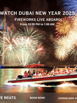 Shop Online New Year’s Eve Fireworks Show at Love Boats Cruise in Dubai – Boat Tours and Cruises Dubai Masala