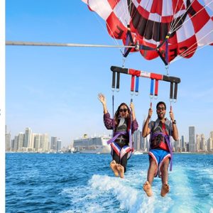 Shop Online Parasailing – Daymaniyat coast water sports – Sightseeing and Tours Dubai Masala 5