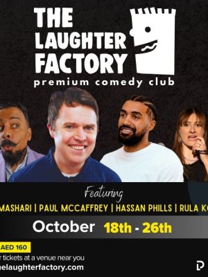 Shop Online The Laughter Factory Premium Comedy Club in Dubai and Abu Dhabi – Comedy Events Dubai Masala