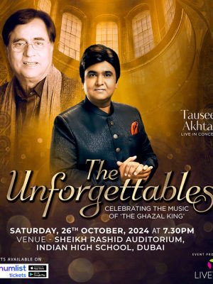 Shop Online The Unforgettables – Tribute to Jagjit Singh in Dubai – Desi Events Dubai Masala