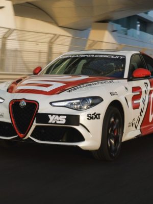 Shop Online Yas Marina Circuit Passenger Ride – Alfa Romeo Guilia Quadrifoglio – Experiences Dubai Masala