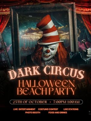 Shop Online Dark Circus. Sofitel Halloween Beach Party – Festival Dubai Masala