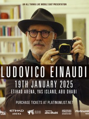 Shop Online Ludovico Einaudi 2025 Live in Abu Dhabi – Classical Events Dubai Masala