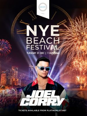 Shop Online Zero Gravity NYE Beach Festival with Joel Corry – Nightlife Dubai Masala