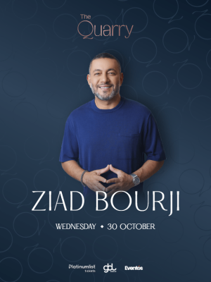 Shop Online Ziad Bourji at The Quarry, Al Dana Amphitheatre – Concerts Dubai Masala