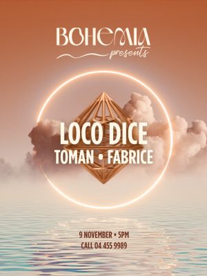 Shop Online Bohemia Presents Loco Dice & Toman – Festival Dubai Masala