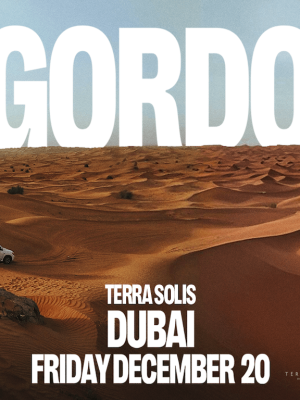 Shop Online Terra Solis presents Gordo Live Dubai – New Years Eve Events Dubai Masala