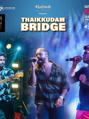 Shop Online Thaikkudam Bridge Live in Dubai – Desi Events Dubai Masala