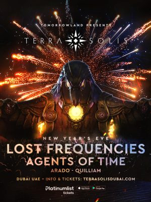 Shop Online Tomorrowland presents Lost Frequencies and Agents of Time at Terra Solis Dubai – New Years Eve Events Dubai Masala